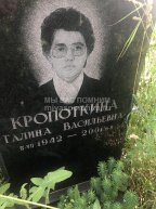 Кропоткина Галина Васильевна