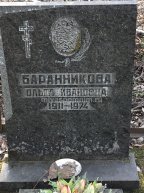 Баранникова Ольга Ивановна