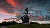 Монумент в память о Ледовом побоище
