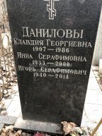 Данилова Клавдия Георгиевна