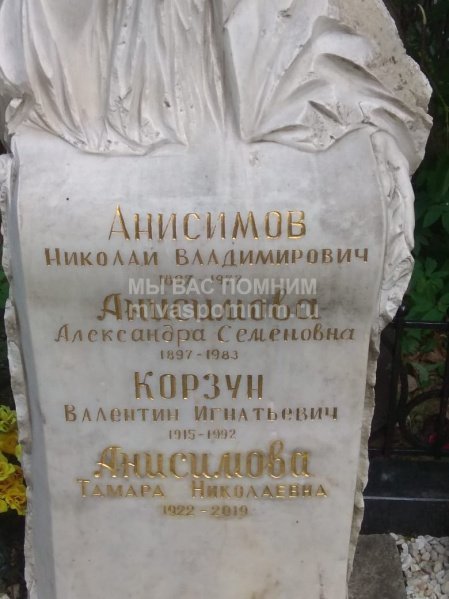 Анисимов Николай Владимирович