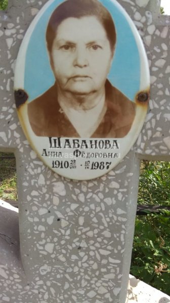 Шабанова Анна Федоровна